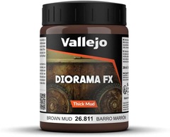 Vallejo - Diorama FX | Brown Mud 200 ml (6.76 fl.oz.)